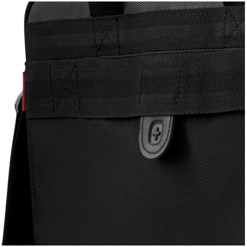 Geanta Wenger Double-Gusset 16", tripla protectie, Negru/Gri