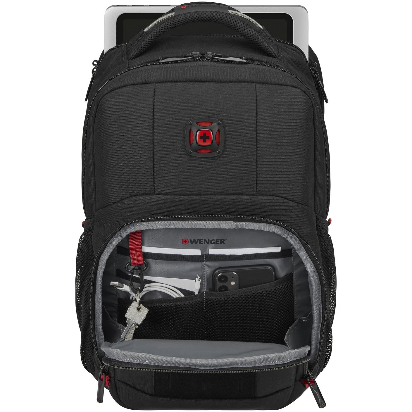 Rucsac Gaming WengerPlayerMode pentru laptop 15.6", Negru