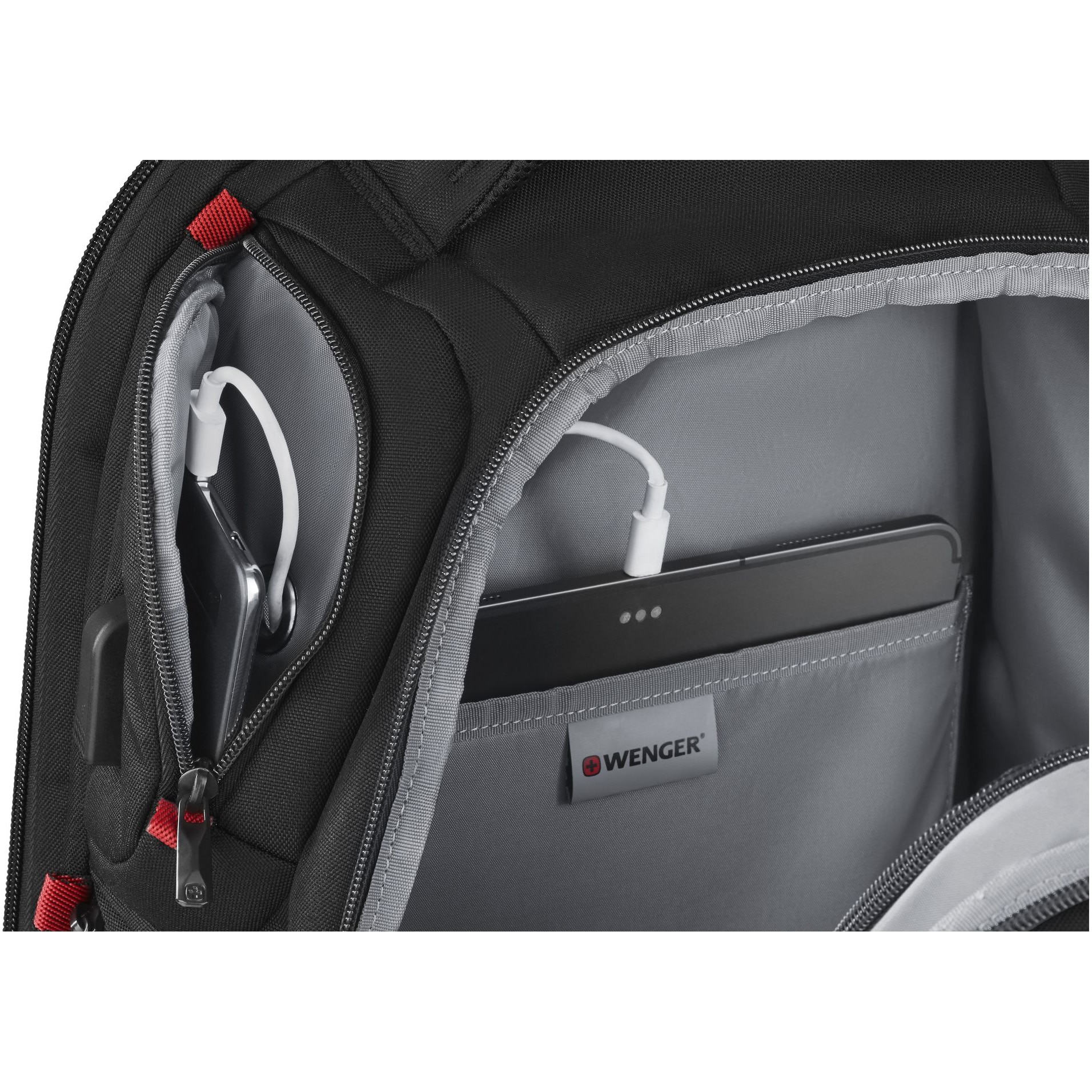 Rucsac Gaming WengerPlayerOne pentru laptop 17.3", Negru