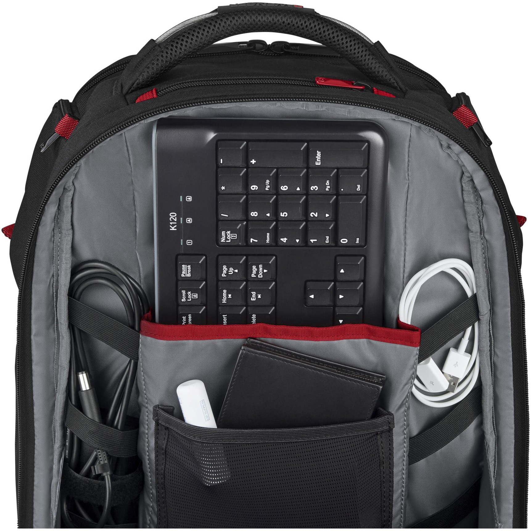 Rucsac Gaming WengerPlayerOne pentru laptop 17.3", Negru