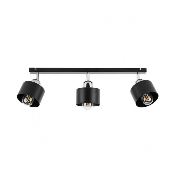 Light Home, Modern mennyezeti lámpa, Fém, E27, 60 W, Fekete