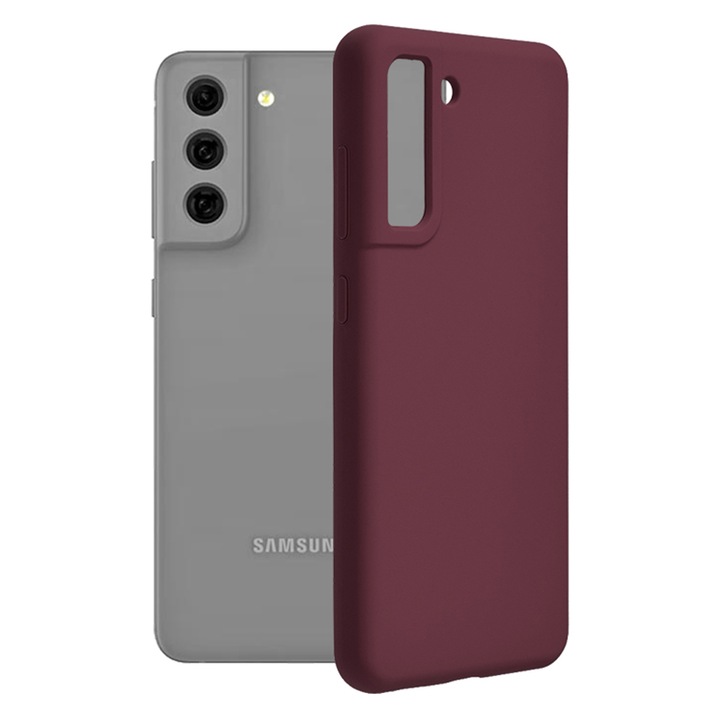 Силиконов TPU калъф за Samsung Galaxy S22+ Plus, интериор от микрофибър, Aziao Extra Protect Tech, Visiuniu