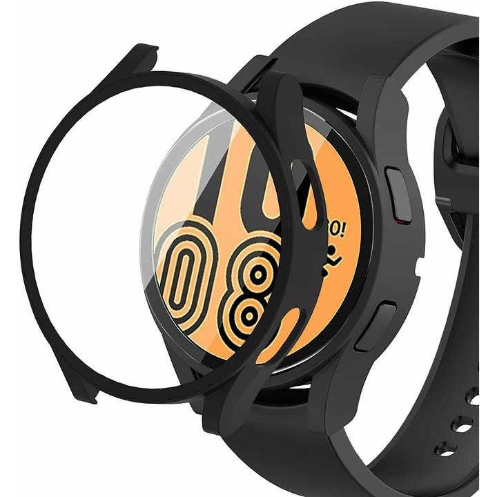 Силиконов протектор Nordic, Samsung Watch4, 44mm, Черен