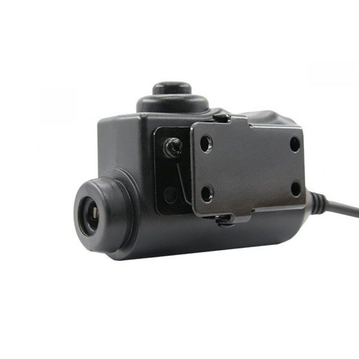 Buton sistem de comunicare M51 PTT Kenwood Earmor compatibil cu casca simpla, dubla si laringofon