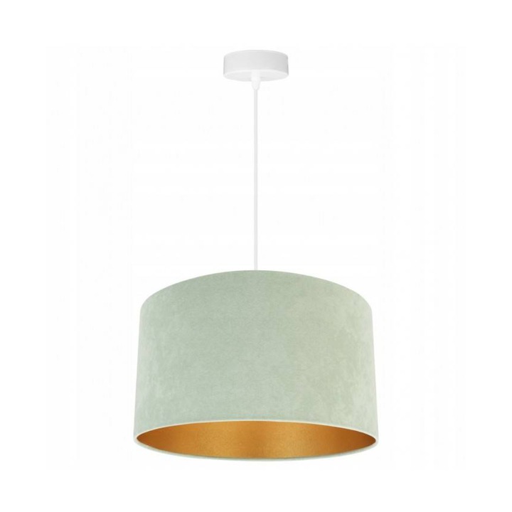 Висулка Light Home, E27, PVC/Метал, 100 см, Светло зелено