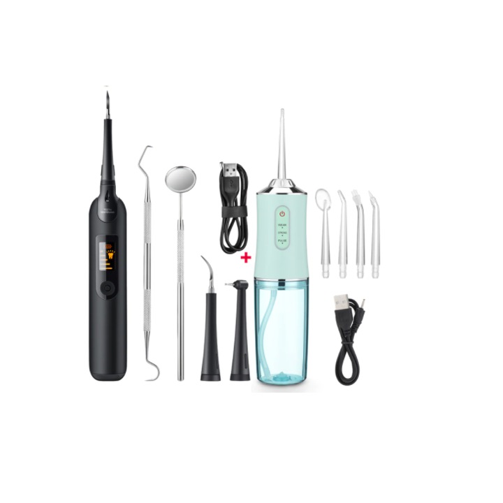 Hailicare DHS-01 2in1 Dentálhigiénia csomag (elektromos fogkő eltávolító és szájöblítő)