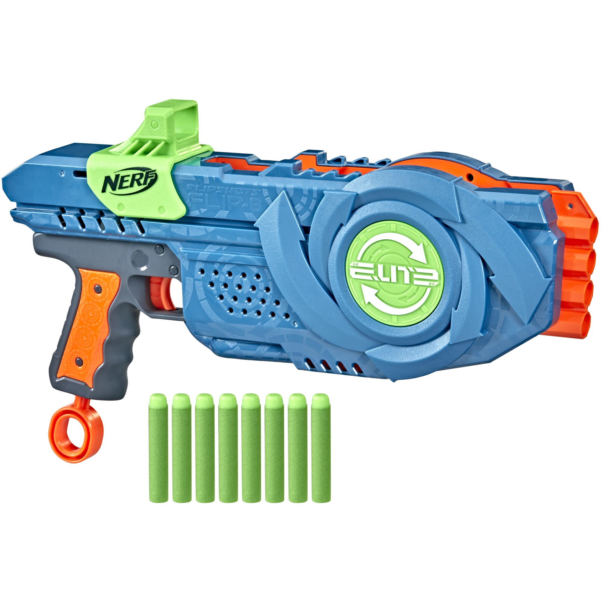 Blaster Nerf Elite 2.0 - Flip 8, 8 proiectile