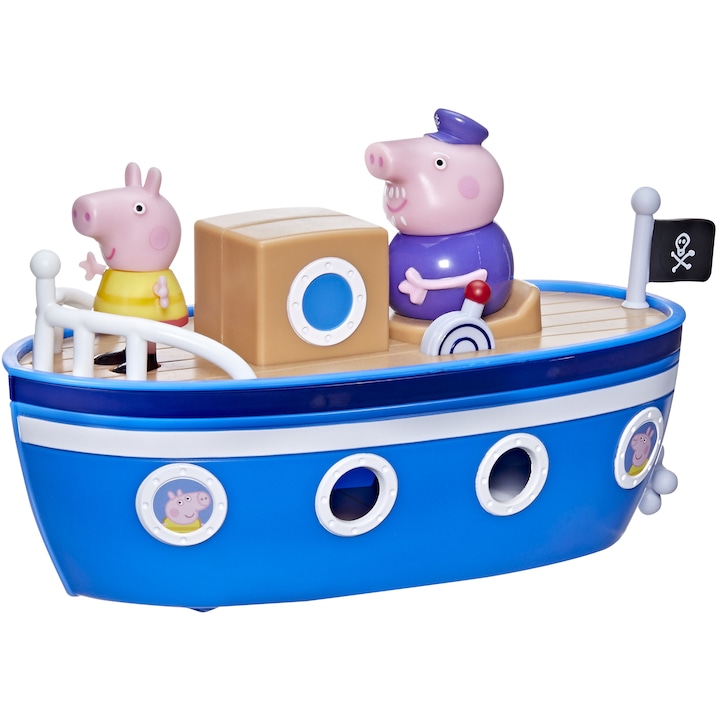 Комплект за игра Peppa Pig - Grandpa Pig's Cabin Boat
