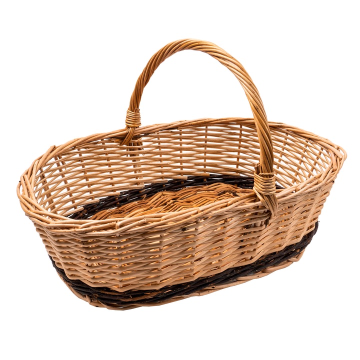 Плетена кошница, 50x33x30 см