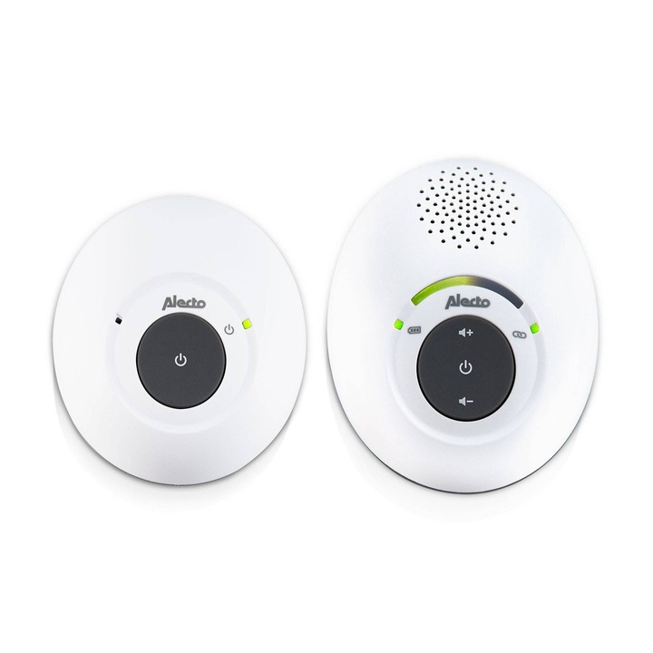 Детски монитор Alecto DBX-115 Full Eco DECT, Бял