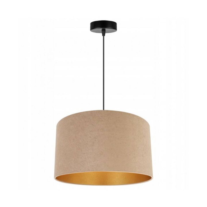 Пендел Light Home, E27, PVC/Метал, 100 см, Регулируема, Бежово