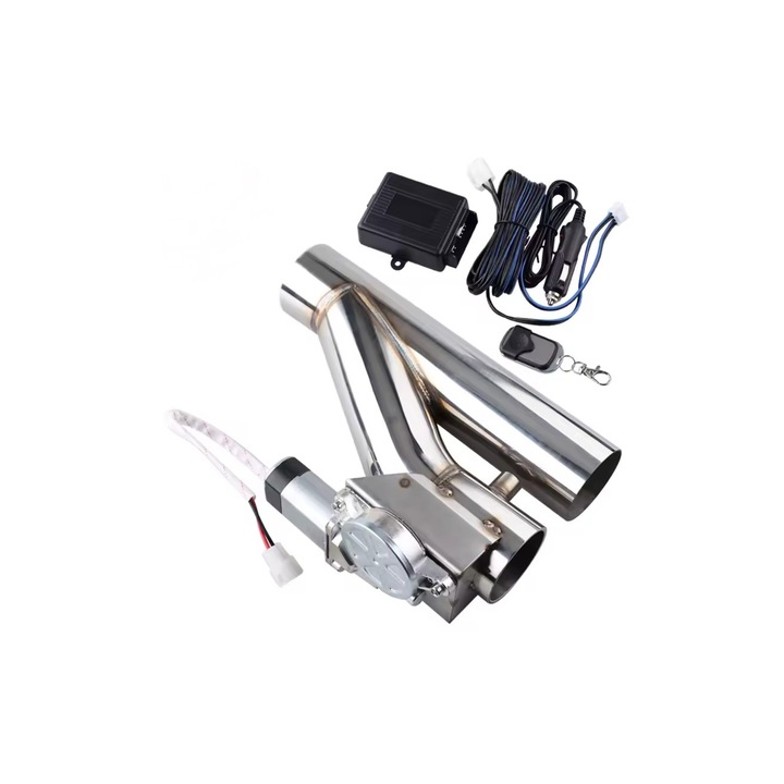 Kit cut-off valve Y evacuare cu telecomanda, diametru 76mm