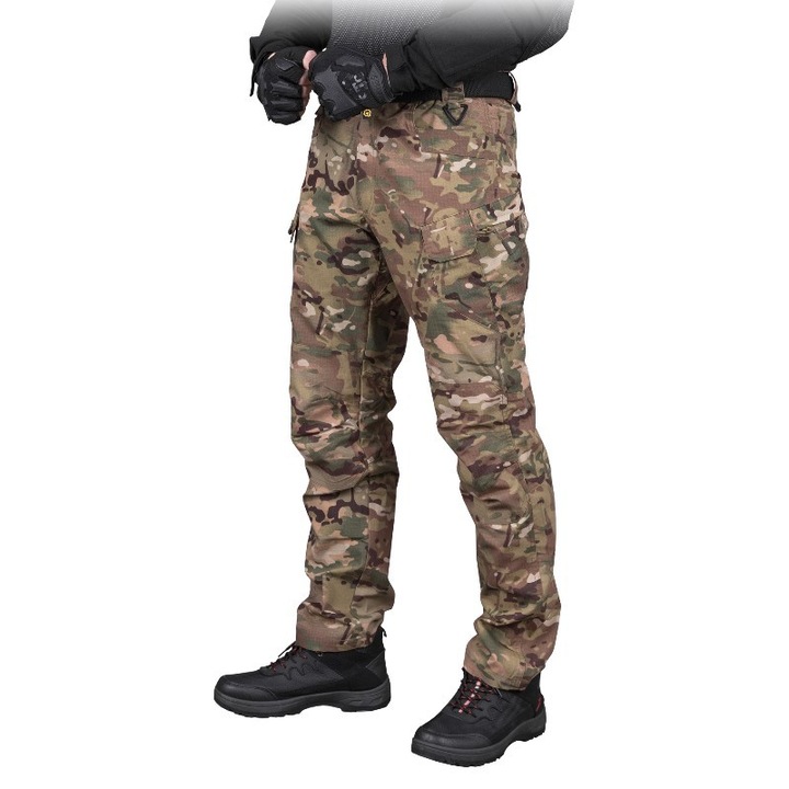 Pantaloni de protectie, Tactical Guard, cu buzunare multiple, camuflaj, marimea M