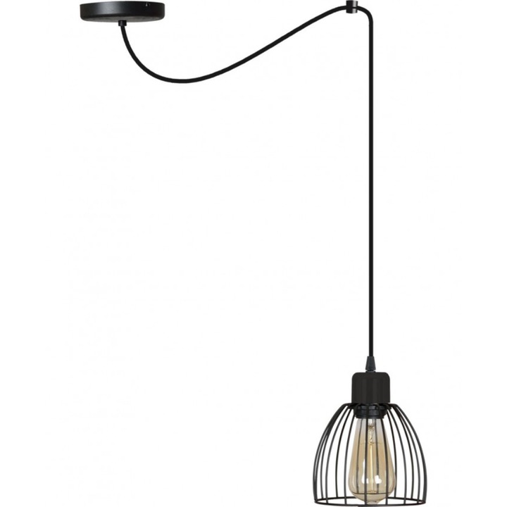 Pendul triplu Modern, Light Home, Metal, Soclu E27, 80 cm, Multicolor