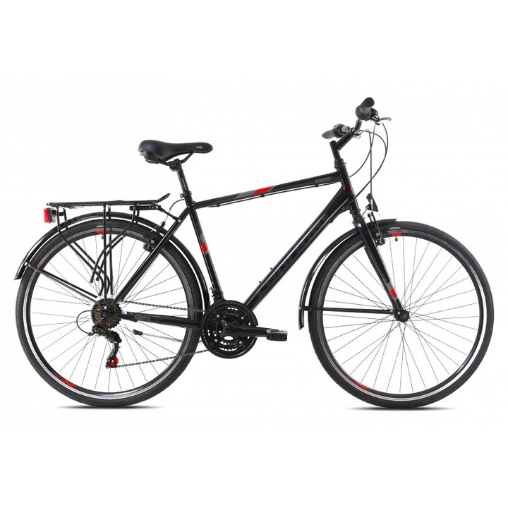 Мъжки трекинг велосипед Capriolo Sunrise Man, черен, 22"