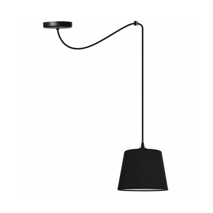 Pendul simplu Lampshade, Light Home, Metal, Soclu E27, 80 cm, Multicolor
