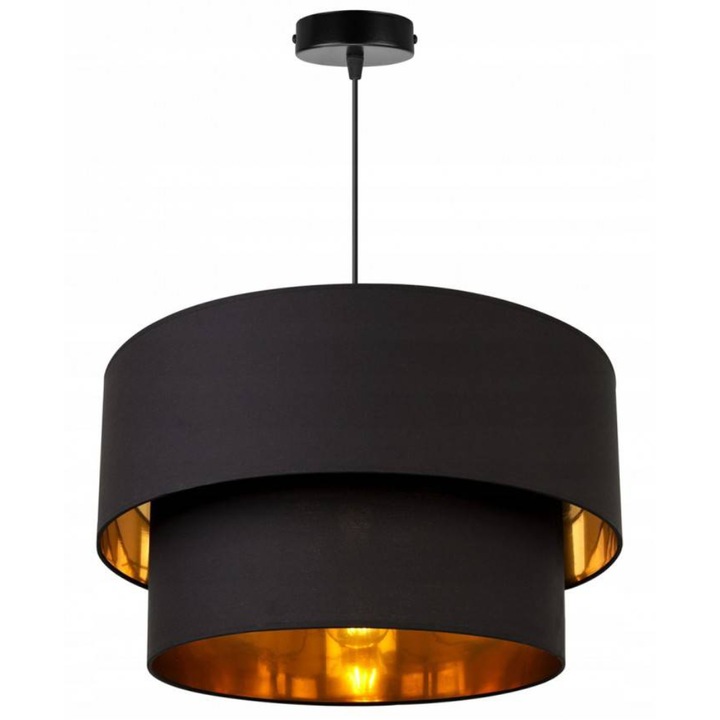 Пендел Light Home, Абажур, Метал, Цокъл E27, 80 см, Многоцветен