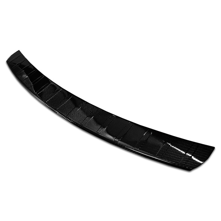 Protectie prag portbagaj fibra de carbon, negru nervuri compatibil cu Mazda 6 III 2012- Kombi