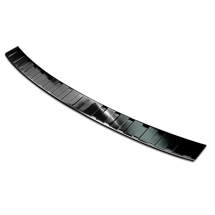 Protectie prag portbagaj, otel inoxidabil periat grafit, compatibil cu VW Volkswagen Tiguan II, R-Line, Allspace 2015-