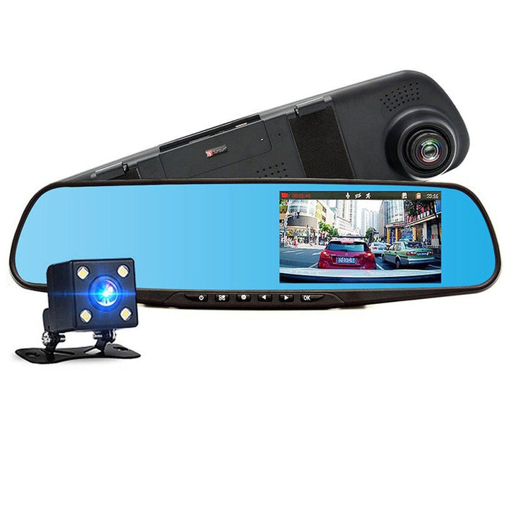 Oglinda DVR, Retrovizoare Auto cu Camera fata/spate, inregistrare Full HD
