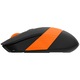 Мишка A4tech, Gaming, wireless, 2.4GHz, Оптична, 2000 dpi, Бутони/scroll 4/1, Бутон за избор на скорост, Черен/Оранжев