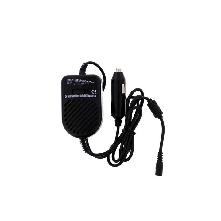 Univerzális laptop tápegység, 80W 12V autós 8 dugós, Well
