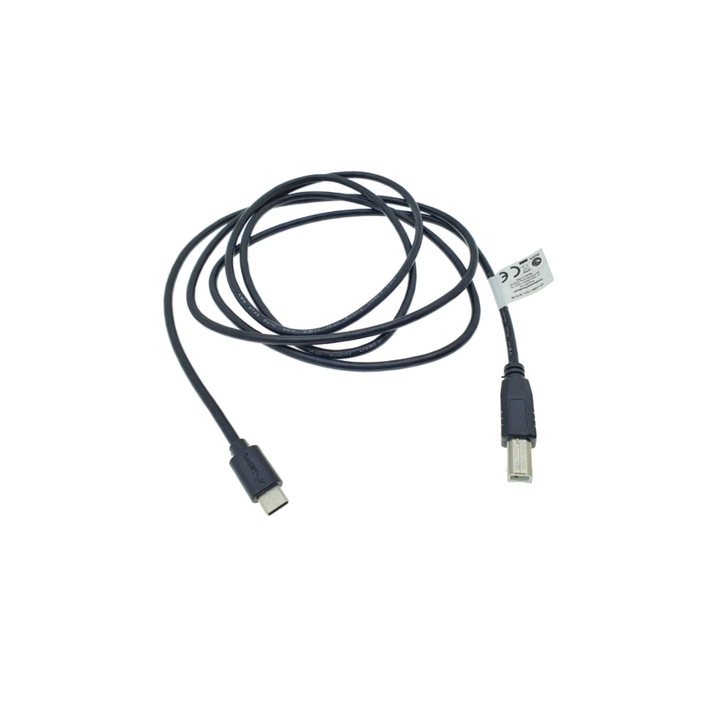 Cablu imprimanta USB-C la USB-B, 1.8 m, Negru