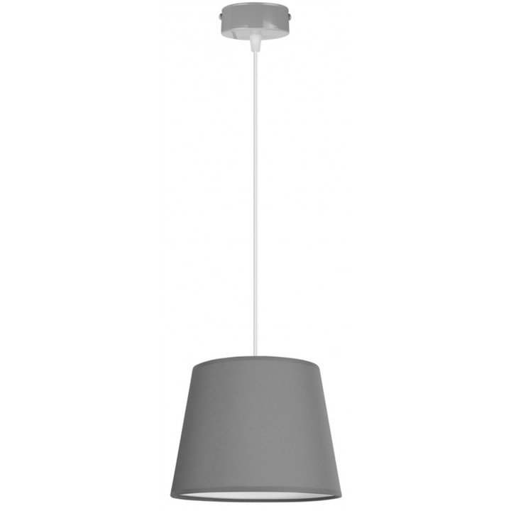 Lustra suspendata, Light Home, Cu abajur reglabil, E27, 100 cm, Metal, Gri