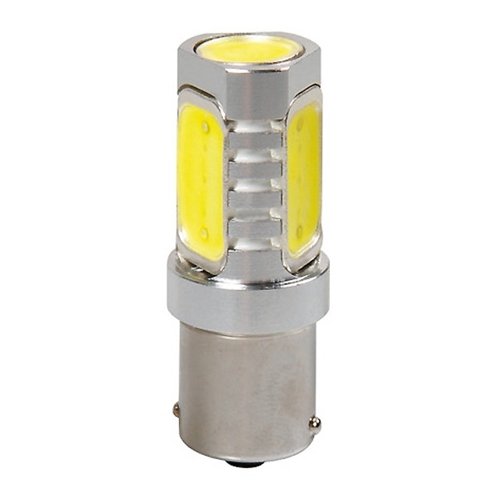 Lampa monopolica LED SMD, Lampa, Aluminiu, P21 W, 12 V, MEGA-LED20, Argintiu