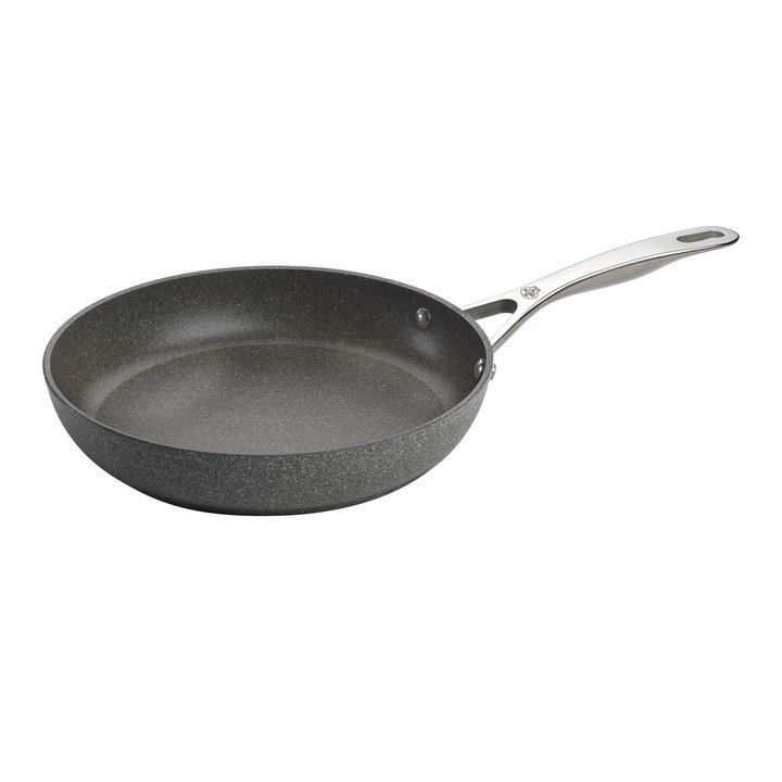 Тиган с незалепващо покритие Ballarini Salina SG13, Гранит/Метал, 26x4.9 см, Черен