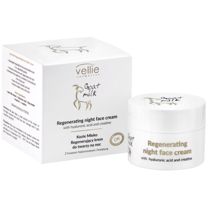 Vellie regeneráló éjszakai krém hialuronsavval, 50ml