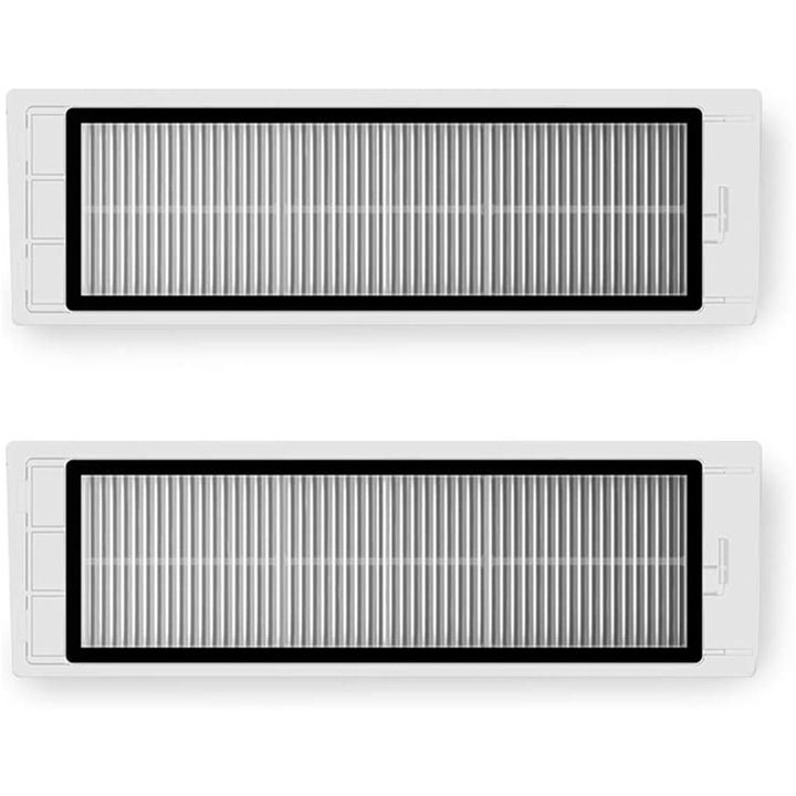 2 darabos Roborock HEPA szűrő készlet, S7 kompatibilis, mosható, fehér