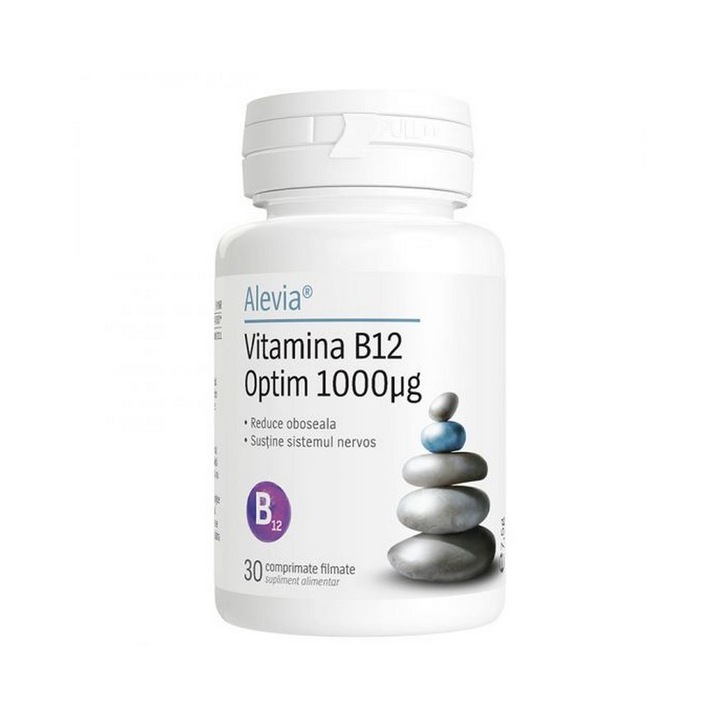 Vitamina B12 Optim 1000µg 30 capsule Alevia