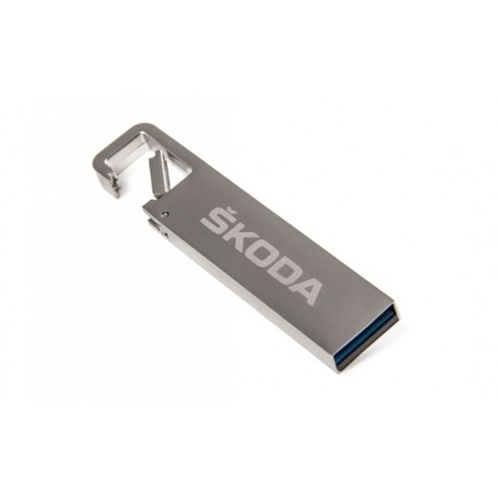 Memorie USB 32 GB Skoda, Speed 3.0, Argintiu