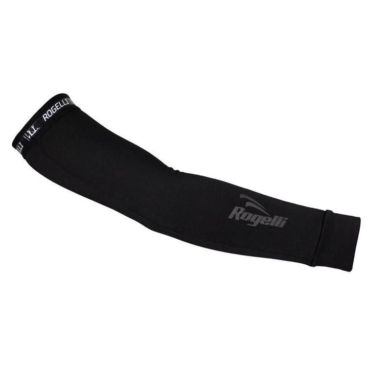 Maneci sport pentru protectie Rogelli, Ciclism, Poliester, Negru, M/L