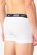 Nike, Set de boxeri cu banda logo in talie - 3 perechi, Alb, M