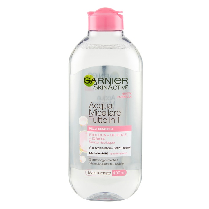 Мицеларна вода Garnier Skin Active, За чувствителна кожа, 400 мл