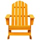 Scaun balansoar gradina Adirondack portocaliu vidaXL, lemn masiv brad, 70 x 91.5 x 92 cm