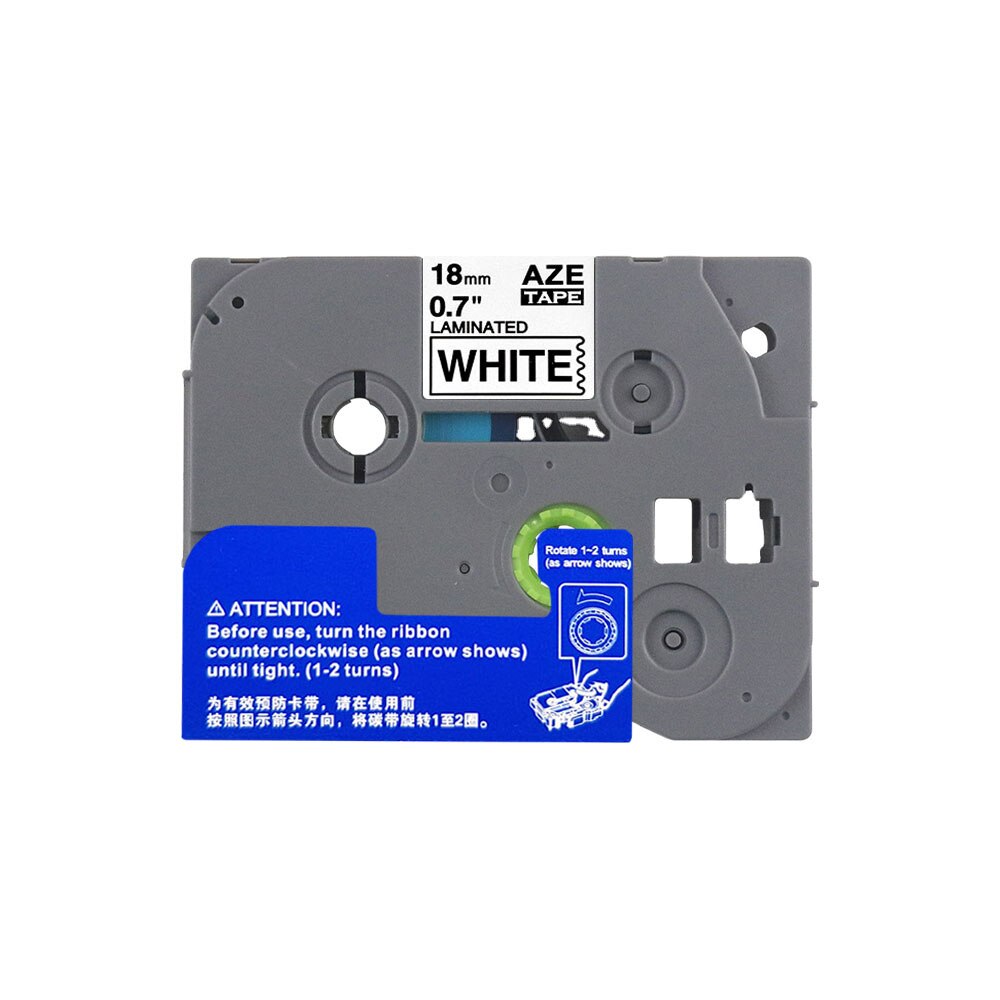 Banda etichete compatibila Brother TZe-241 18 mm negru/alb Aymo ID1 Brother 241