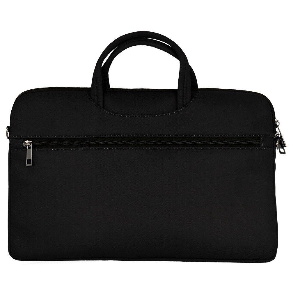 Geanta de Laptop Wonder pentru Laptop de 15/16 inch, Doua Compartimente, Dimensiune 40x27 cm, Negru