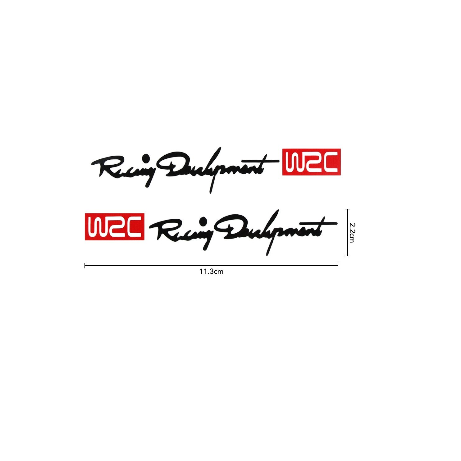 Wix Racing Sticker Set 4x Stickere WRC Racing, pentru Auto, Moto, Red-Black - eMAG.ro