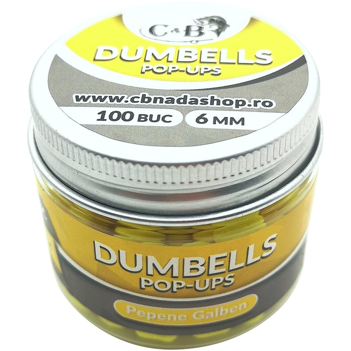 Dumbells C&B Pop-ups, Pepene Galben, 6mm