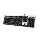 Tastatura gaming mecanica Delux K100US cu fir de 1.6m, conexiune USB-C, iluminata, Cablu 1.6m inclus, Gri