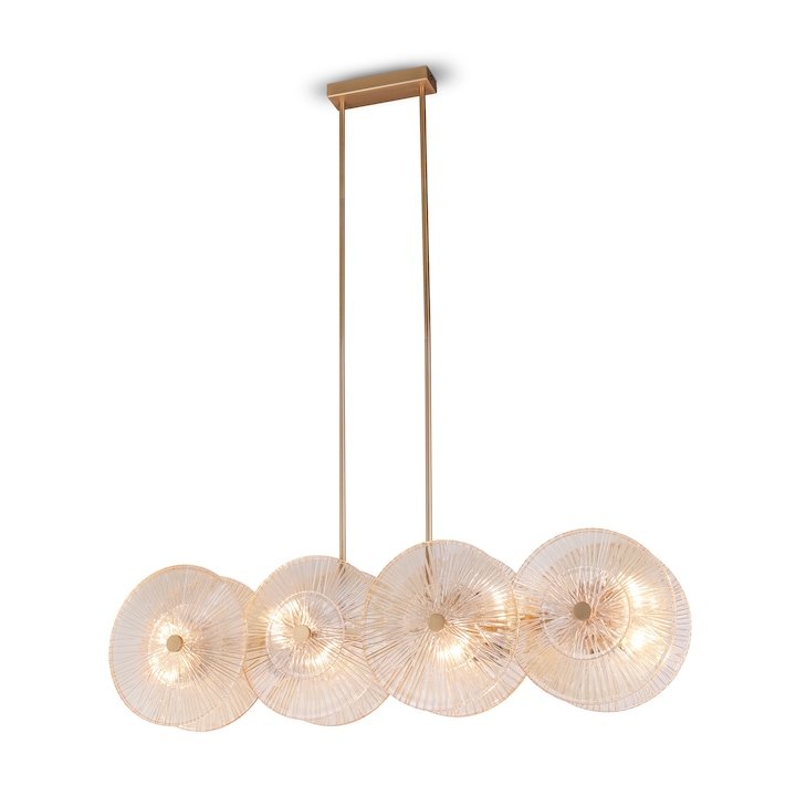 Линеен полилей Maytoni Modern Aster Gold, златен, 8xE14, 40 W
