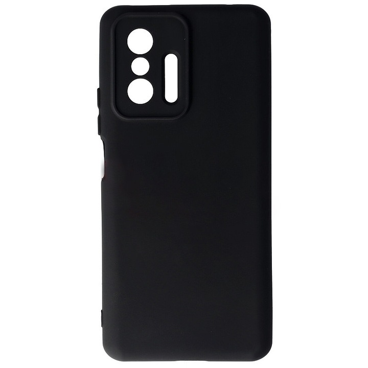 Калъф за Xiaomi 11T Pro 5G, вътрешност от TPU силикон и микрофибър, ултрабезопасна камера, Aziao Protect Tech, силикон, черен