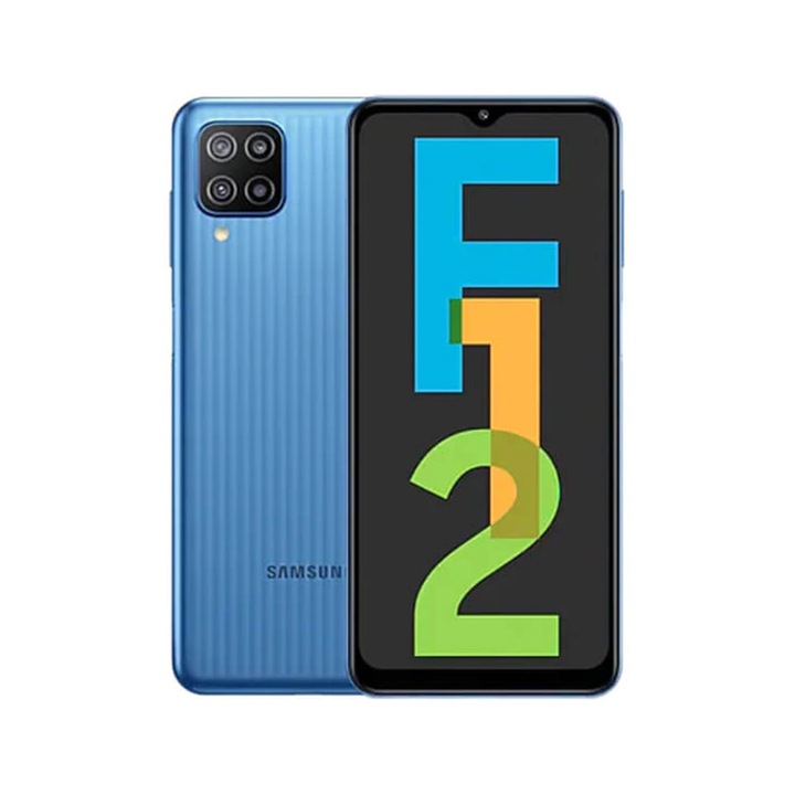 Смартфон Samsung Galaxy F12, Dual SIM, 64GB, 4GB RAM, 4G, Sky Blue