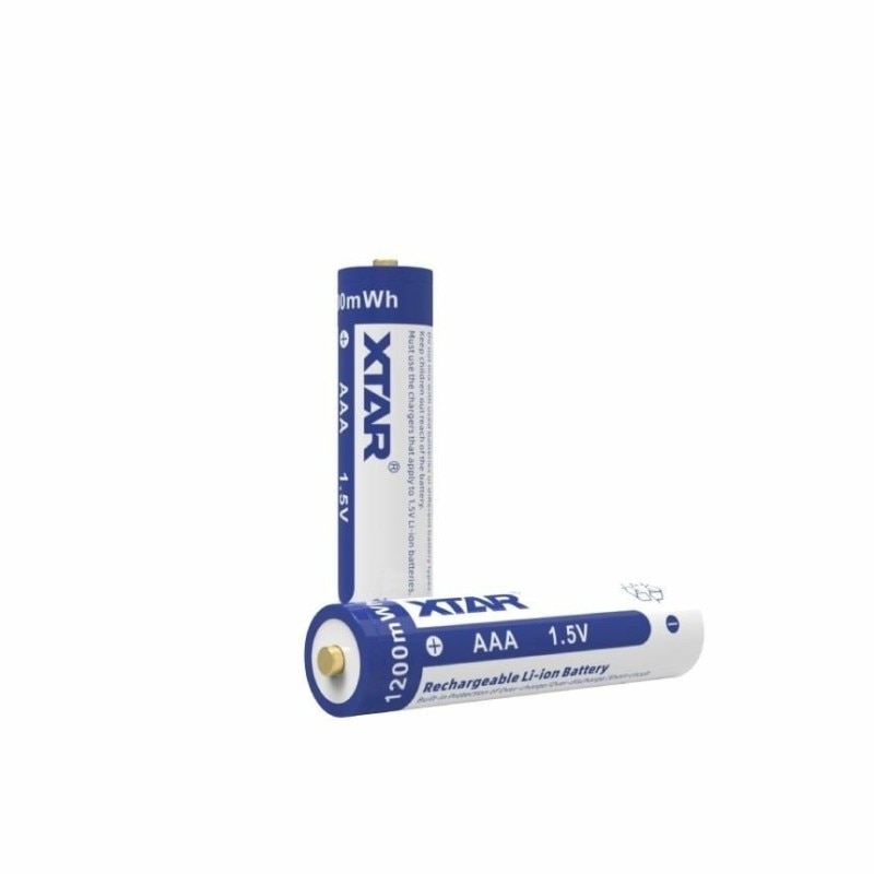 Set 4 acumulatori AAA R3 XTAR Li-Ion 1.5V, 1200mWh, 680mAh - eMAG.ro