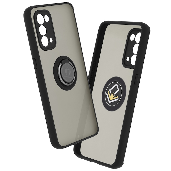 Кейс за Oppo Reno5 5G/Find X3 Lite 5G, Метален, Черен