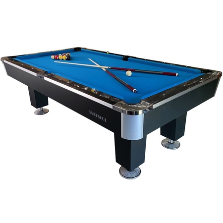 Masa de biliard, BuckShot, 244 x 132 x 79 cm, Negru/Albastru