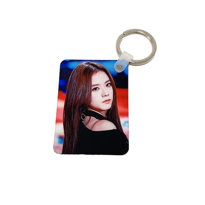 Breloc personalizat kpop blackpink jisoo, multicolor, 4x5 cm